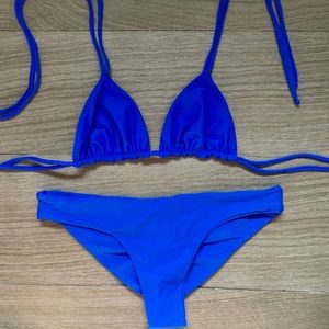 Only Worn Once - Maheli Heli Santorini Blue Set